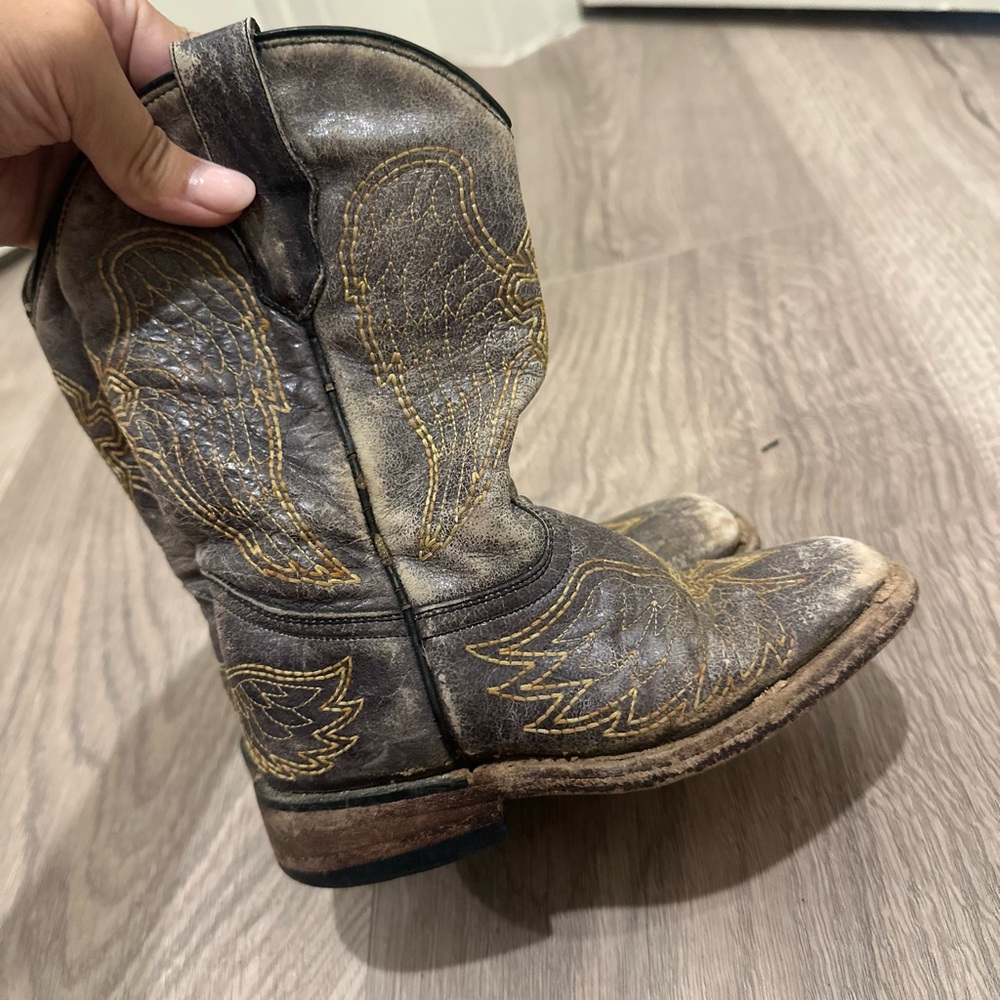Corral Brown Leather Cowboy Boots